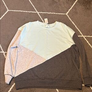 Maurices Women's Solid Colorblock Crewneck Sweater